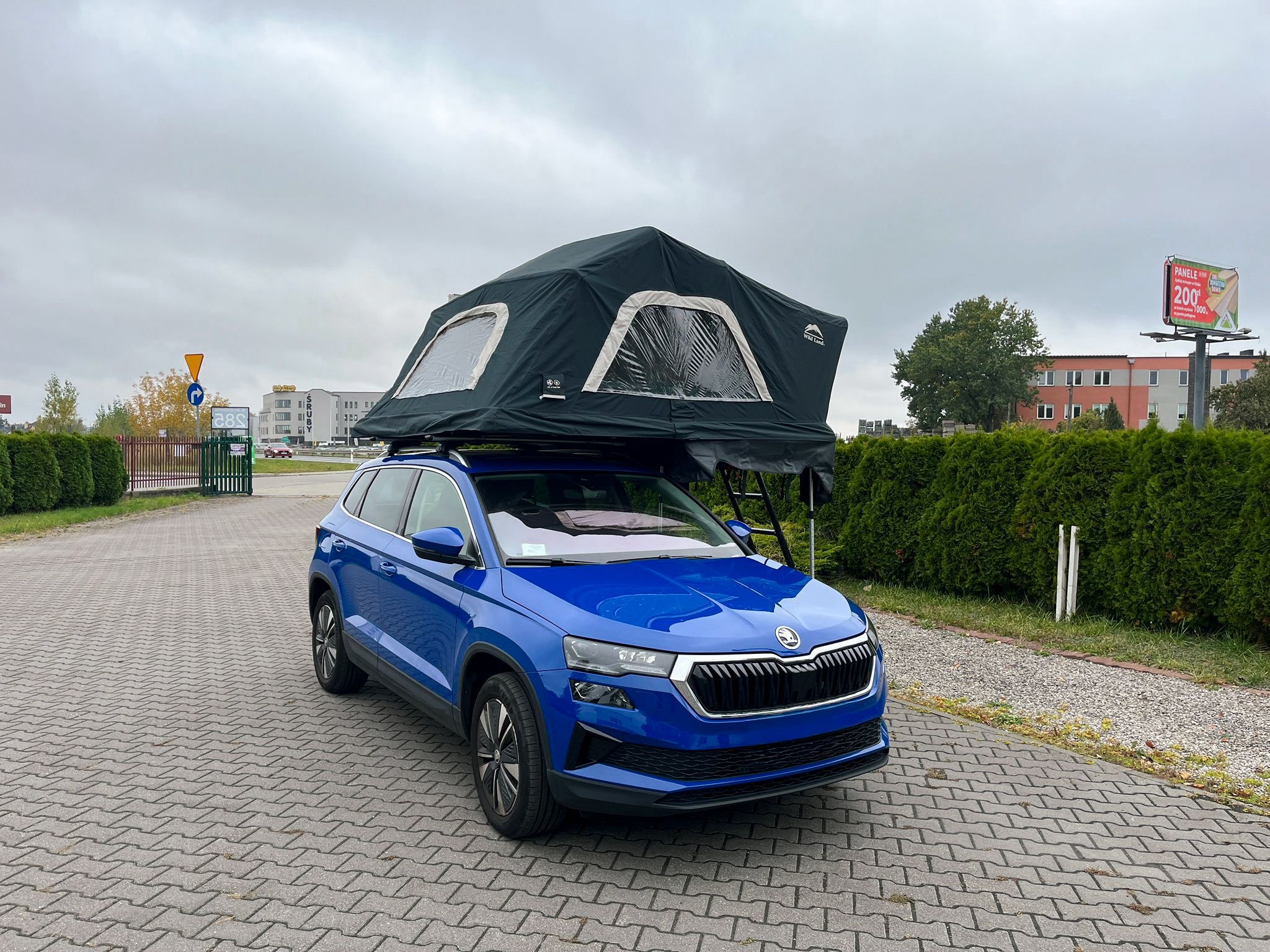 Namiot dachowy Wild Land Voyager PRO 230 na Skoda Karoq